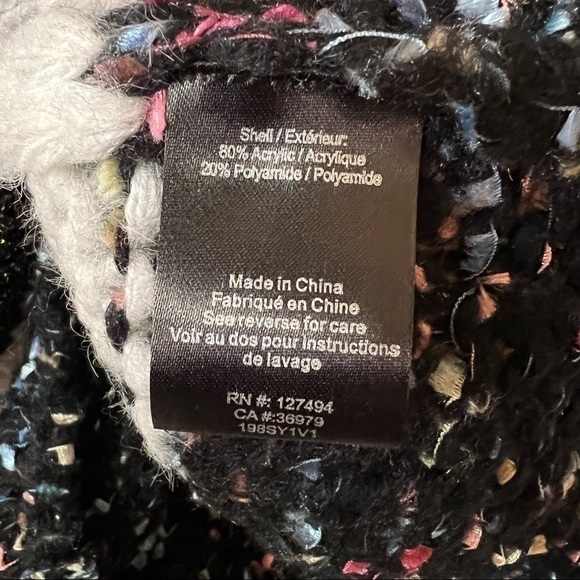 Heartloom Evereve Mariah Pullover Textured Stripe Oversized Knit Sweater Size S - Picture 11 of 12